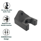 AR-9/10/15 Buffer Tube Wall Mount