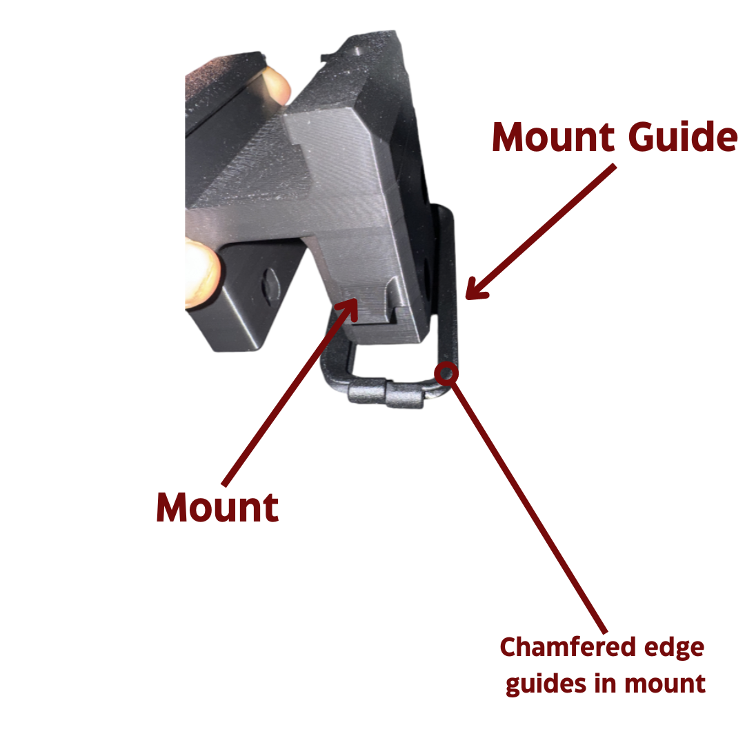 Enhanced Mag Well For Mount Installation | Flared Mount Assist