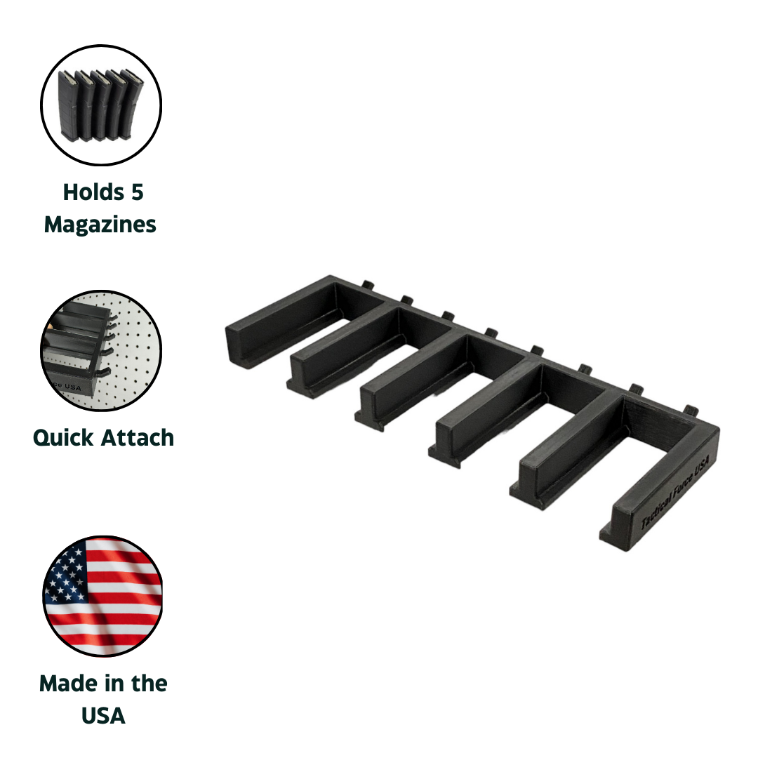 AR-15 Pegboard Magazine Mount / Rack