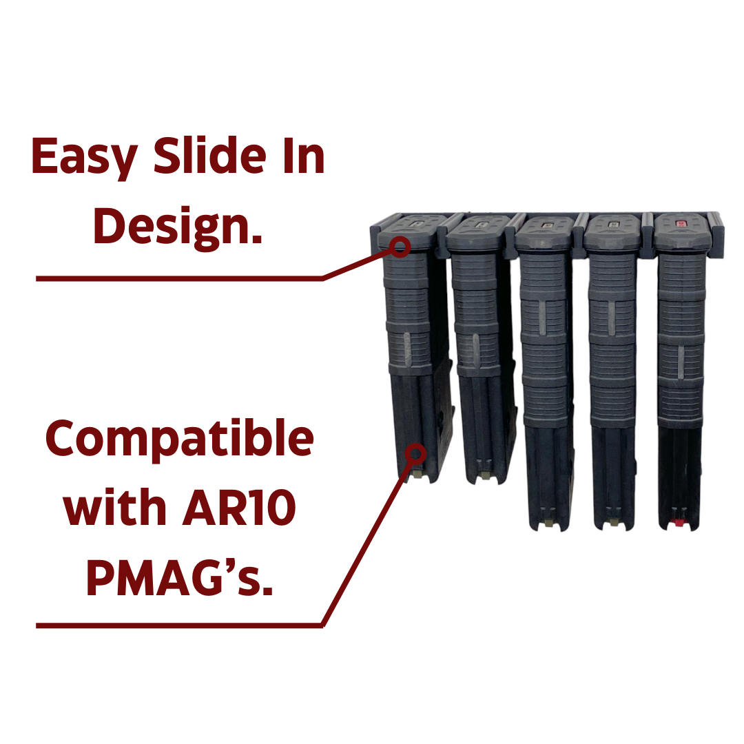 AR-10 Magazine Wall Mount / Rack