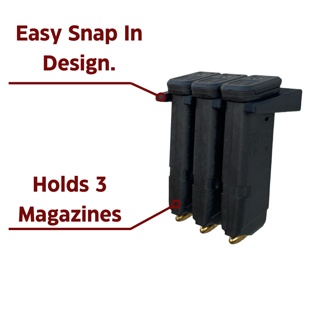 Glock Compatible Magazine Wall Mount / Rack