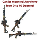 AK Wall Mount For 5.45/5.56/7.62 Magazine Well - AK47 / AK74