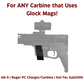 AR9 Wall Mount | Glock Mag PCC | Sub2000 | Ruger Charger/Carbine