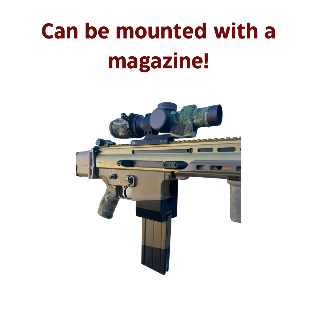 FN SCAR-H Wall Mount W/ Magazine Holder