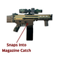 FN SCAR-H Wall Mount W/ Magazine Holder