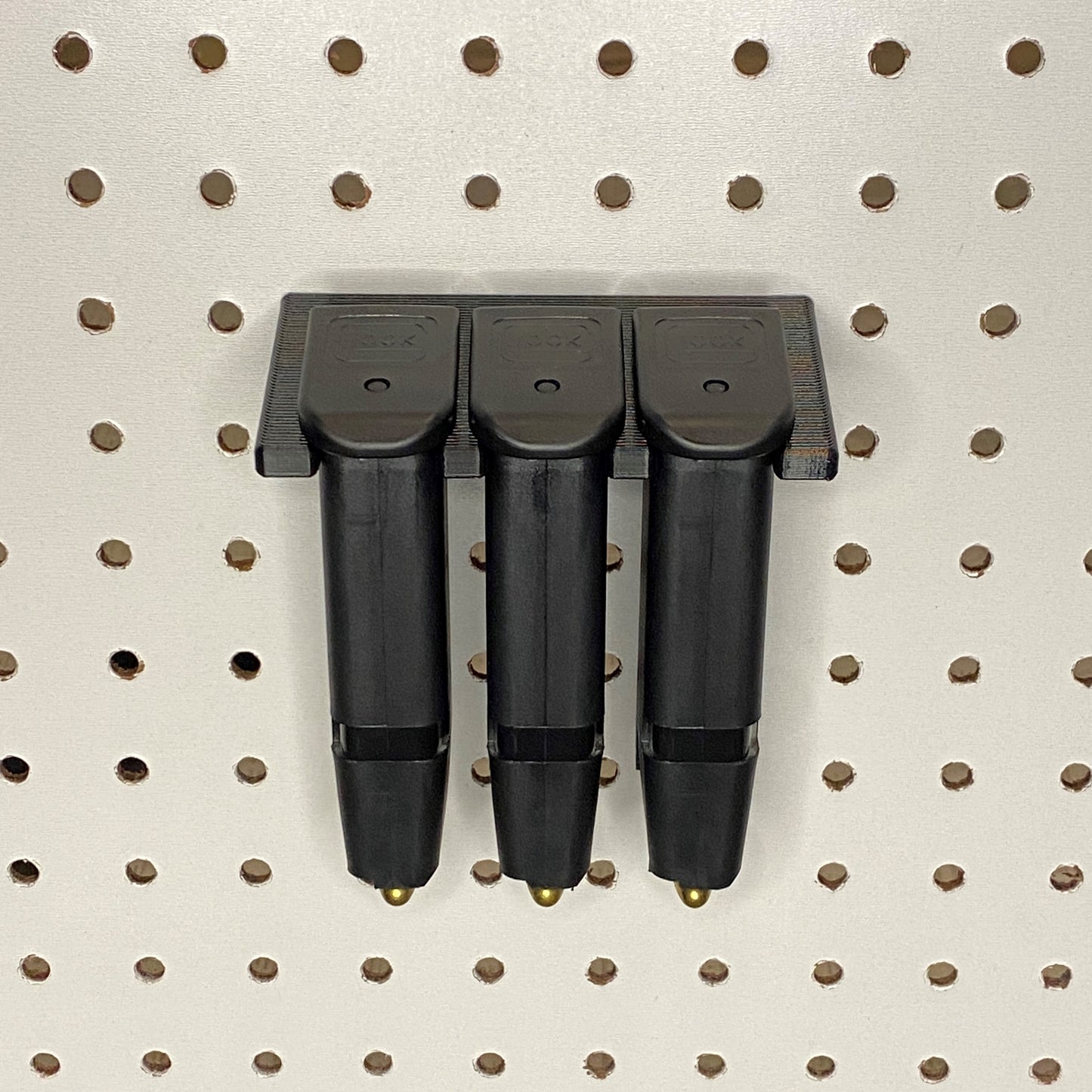Glock Compatible Pegboard Magazine Rack