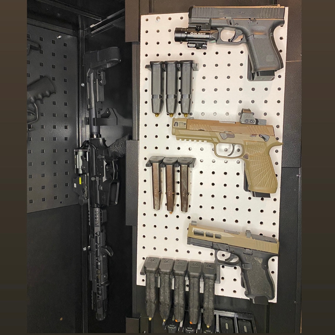 Glock Compatible Pegboard Magazine Rack